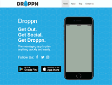 Tablet Screenshot of droppn.com
